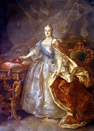 Ivan Argunov Portrait of Catherine II of Russia oil painting image